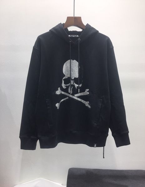 

2021 new 21ss japan mmj crystal skull streetwear hip hop sweatshirt kanye west mastermind hoodies men women 7x6d, Black