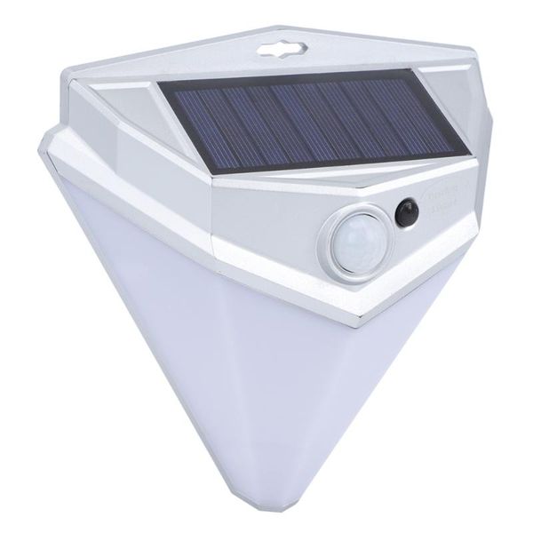 

wall lamp 1pc creative body induction garden solar light chic silver