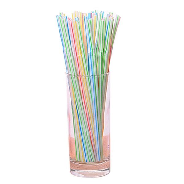 

disposable dinnerware 1000pcs flexible straws plastic drinking supplies