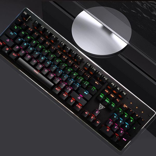 

keyboard mouse combos 104 key set wired office game electronic punk mechanical