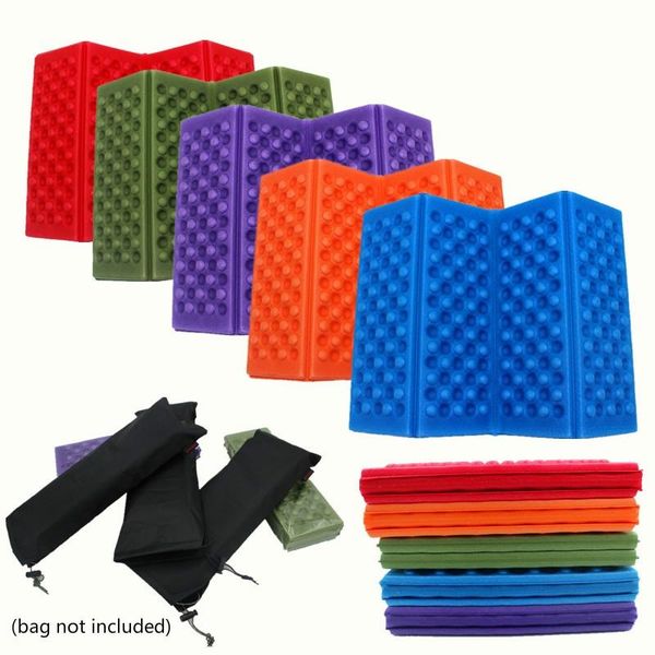 

outdoor pads 2 pcs camping outing foam sixty percent off folding cushion waterproof light cool portable moisture proof picnic mat.