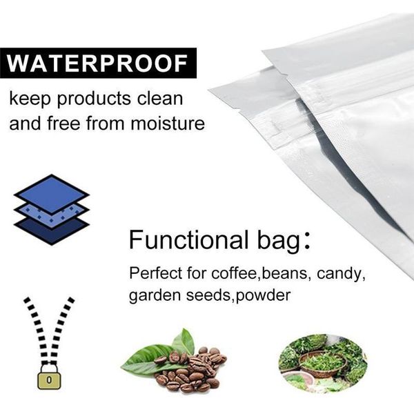 

stand up aluminium foil zipper bag smell proof packaging pouch for food coffee st jllkfi ladyshome