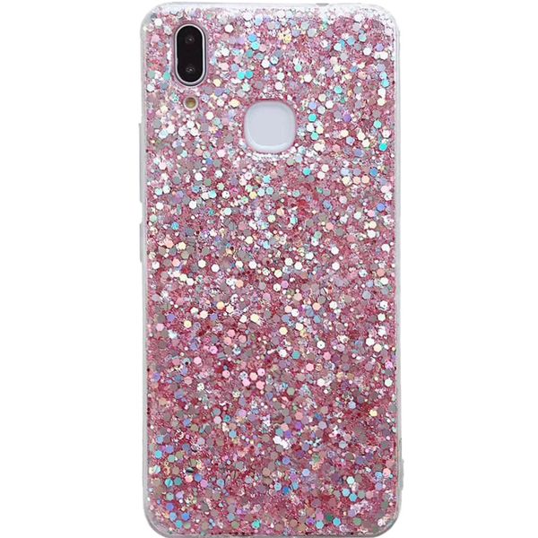 Lantejoulas de cristal Bling Glitter Capas para Huawei Honra 8 9 10 V10 8x Mate 20 Pro Nova 3 3i 4 Lite P30 P Smart Plus 2019 Ver as tampas