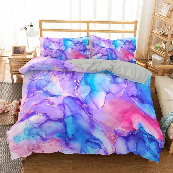 

bedding sets marble duvet cover  luxury geometric set outer space comforter home textiles adults bedspread