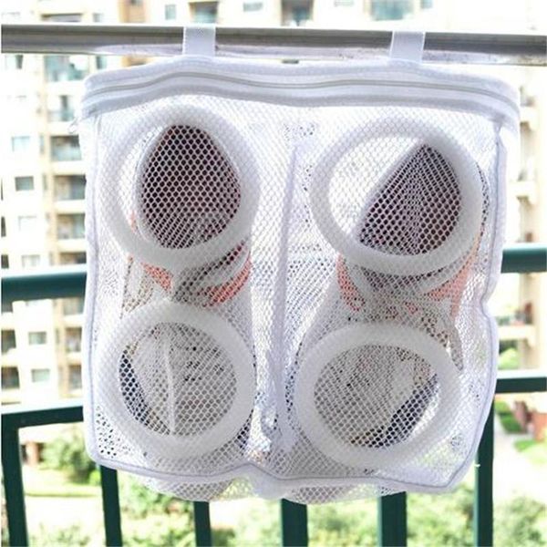 

storage bags laundry bag shoes organizer for shoe mesh dry home portable washing