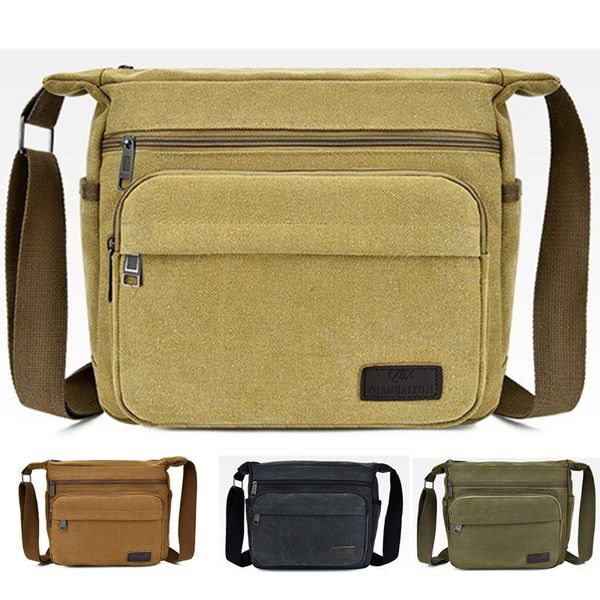 

men's 2021 bag canvas busins bag large capacity briefcase multi dign satchel
