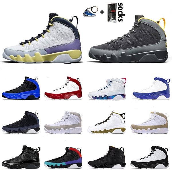 

2021 new jumpman mens 9 9s basketball shoes sports university gold gym red cactus flower racer blue mens trainers sneakers size 40-47, White;red