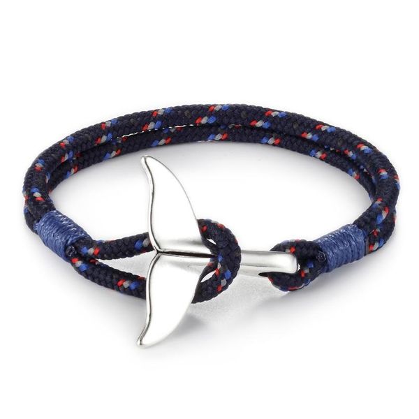 

trendy anchor bracelet whale tail shape milan rope simple hook couple bracelets survival bracelets for men and women jllpgu