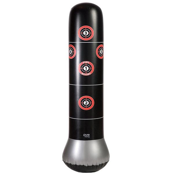 

inflatable stress punching tower bag boxing standing water base training pressure relief bounce back sandbag with pump