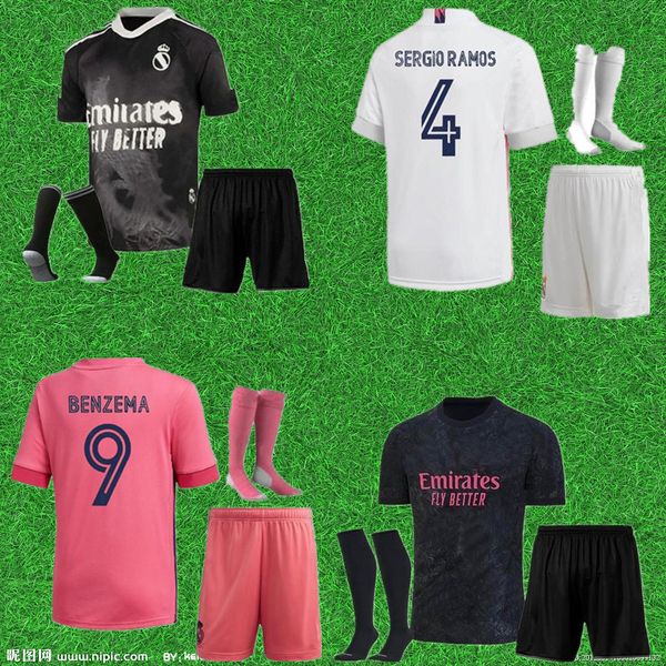 

kids real madrid maillots football kits 2021 real madrid jerseys new 2021 football kits soccer jersey camisetas de madrid, Black