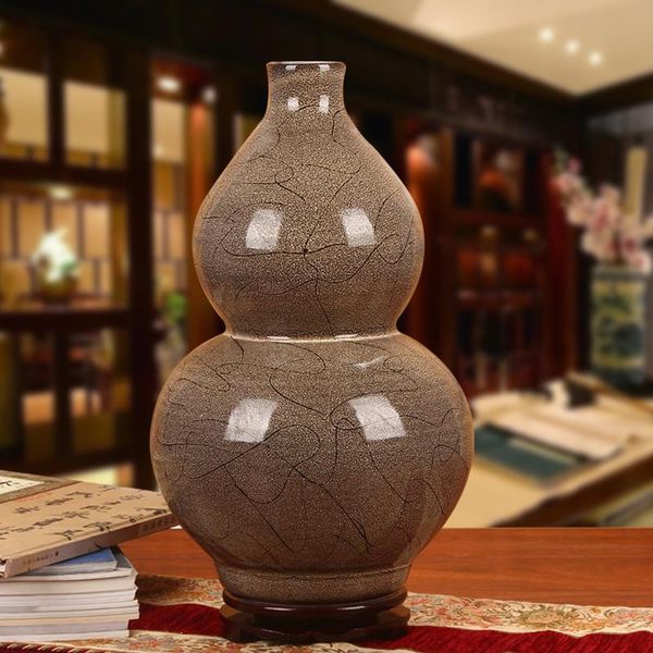 

vases jingdezhen ceramics vase simple european style gourd modern living room decoration porcelain ceramic