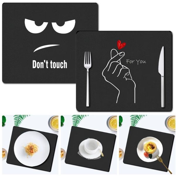 

mats & pads kitchen placemat durable anti-skid table mat accessories 21cmx25cm