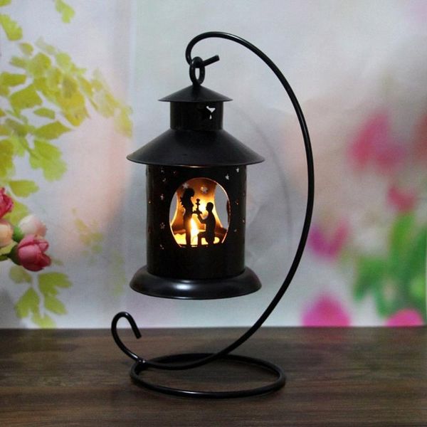 

hanging candles holder retro iron candlestick lantern home party decor merry christmas party decor