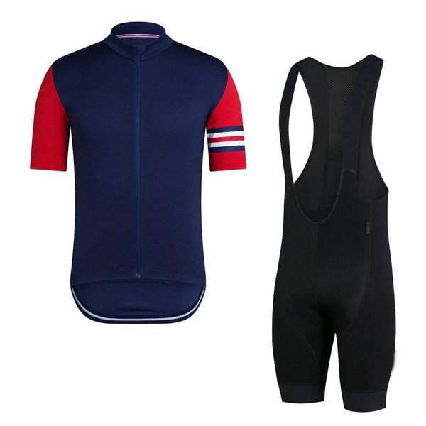 

racing sets fashion sports men's retro cycling jersey set short sleeves clothing suit quick-drying summer outdoor sportswear, Black;blue