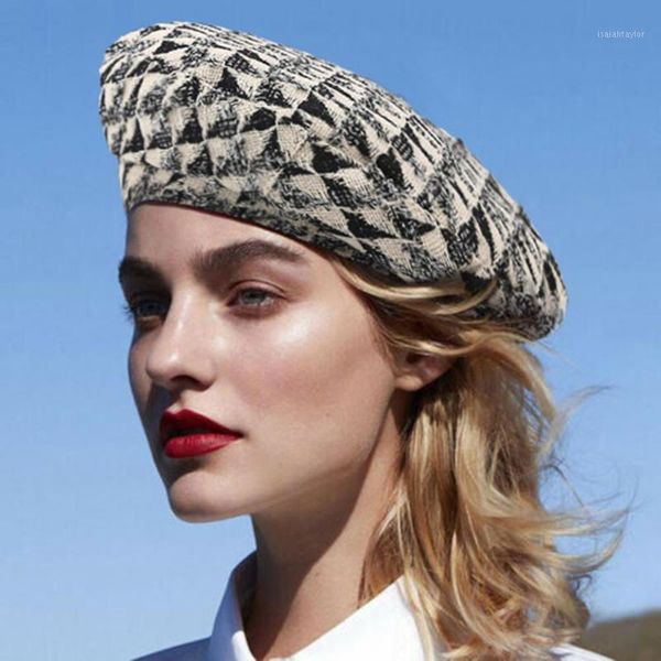 

beret hat women winter fashion vintage cap korean painter sboy navy berets berret femme #2o14#n, Blue;gray