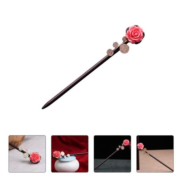 

hair clips wooden chopstick classical stick decorative pin vintage hairpin