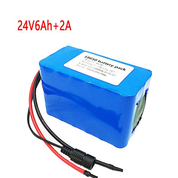 

vakaumus 24v 6ah electric bicycle lithium battery 25.2v 18650 pack with built-in 15a bms for scooters motors less than 350w