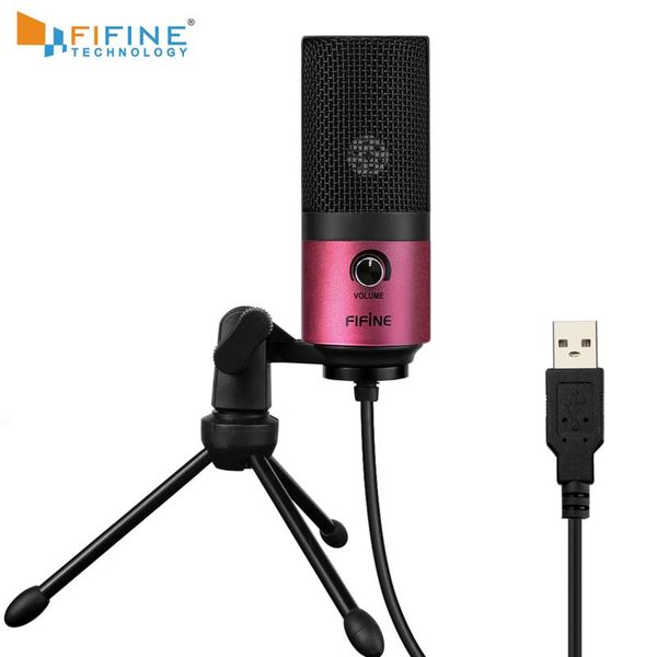 

microphones usb mic fifine deskcondenser microphone for youtube videos live broadcast online meeting skype suit windows lapk669