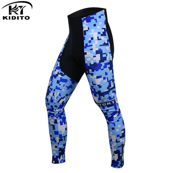 

racing pants kiditokt autumn breathable cycling with coolmax 3d gel padded mountain bike tights mtb bicycle downhill trousers, Black;blue