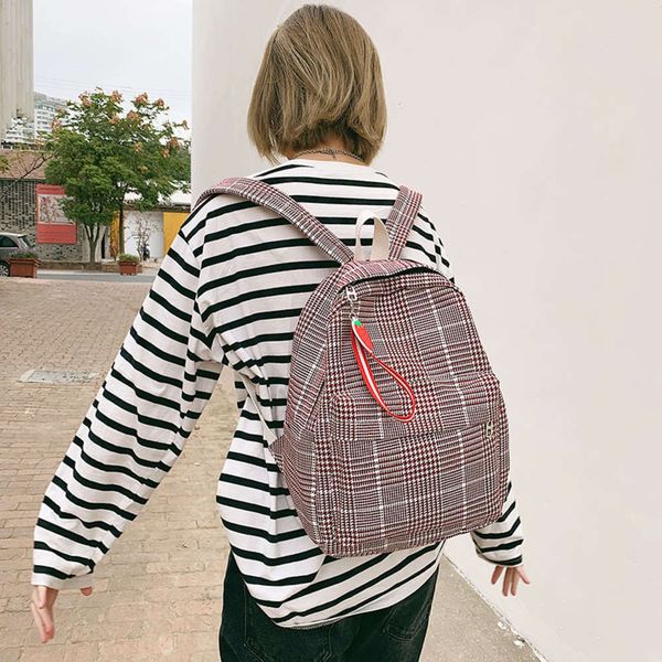 

2019 new leisure women's backpack outdoor korean version