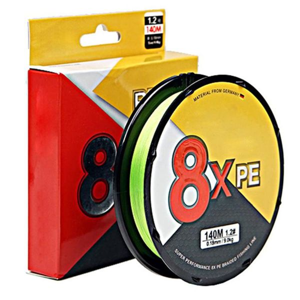 

braid line eight series 140 meters fish sub-line sea rod fishing strong tension nylon braided