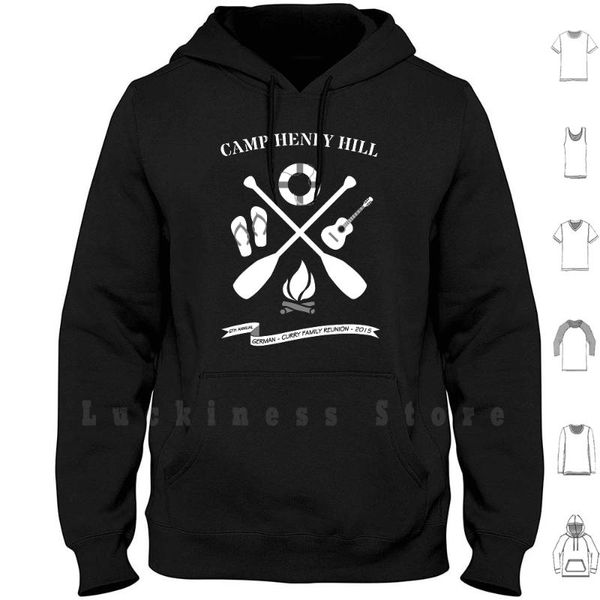 

men's hoodies & sweatshirts camp henly hill 2021 long sleeve, Black