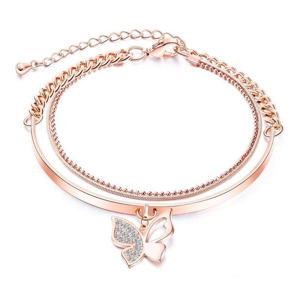 

copper inlaid diamond charm bracelets for women fashion high quatity zircon bowknot silver bracelet designer luxury jewelry mens gold chain, Golden;silver