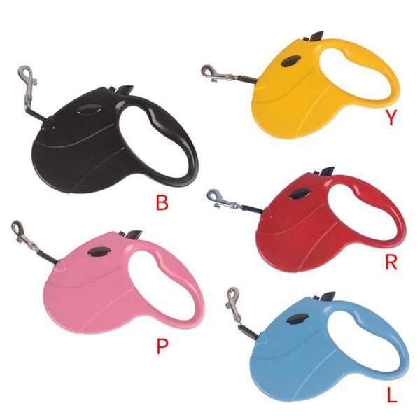 

retractable dog leash 5m automatic flexible pet dogs cat traction rope leashes tool for small medium collars &