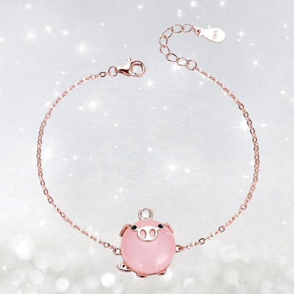 

bracelet jewelry cartoon bracelet chain little jewerly for girl, Black