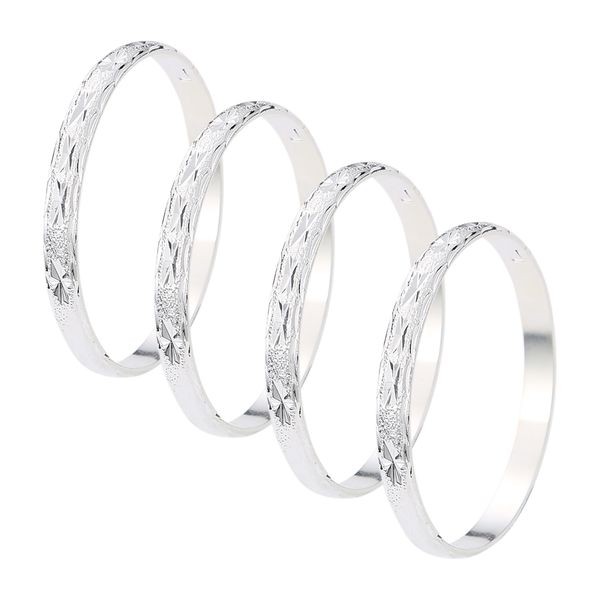 

silver dubai bride wedding ethiopian cuff bracelet africa bangles arab jewelry charm bangle, White