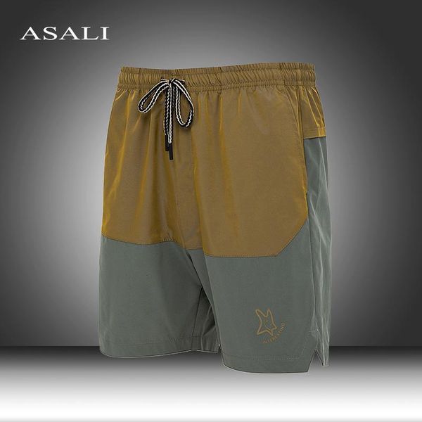 

quick dry running shorts men 2021 solid sports clothing fitness bodybuilding short pants sport homme gym training beach shorts, White;black
