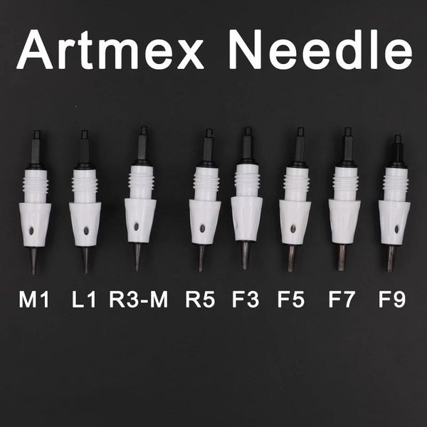 

tattoo needles 25pcs artmex permanent machine cartridge needle pmu and mts system premium m1 l1 r3 r5 f5 f7