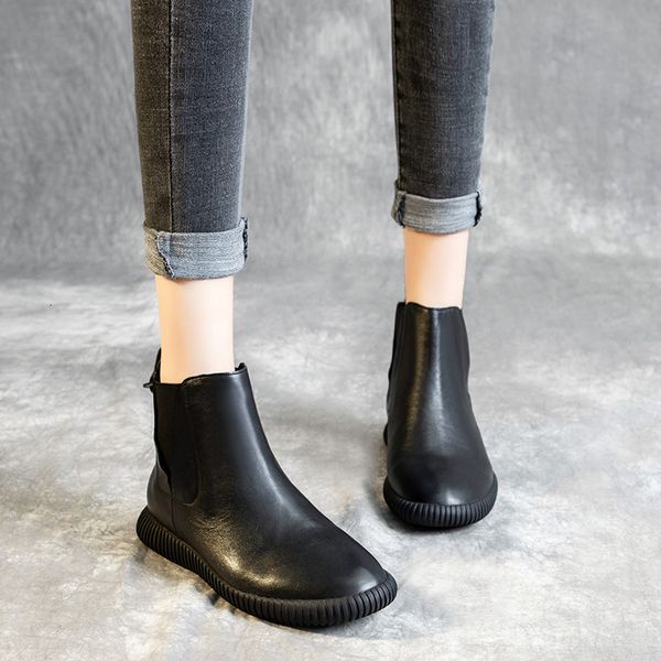 

on swonco genuine woman autumn winter snow boots women's shoes causing plans for women ommg, Black