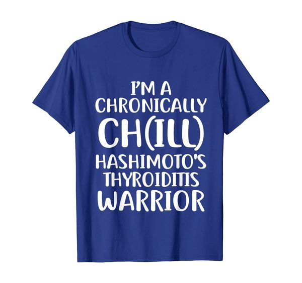 

hashimotos disease chill survivor warrior awareness t shirt, White;black