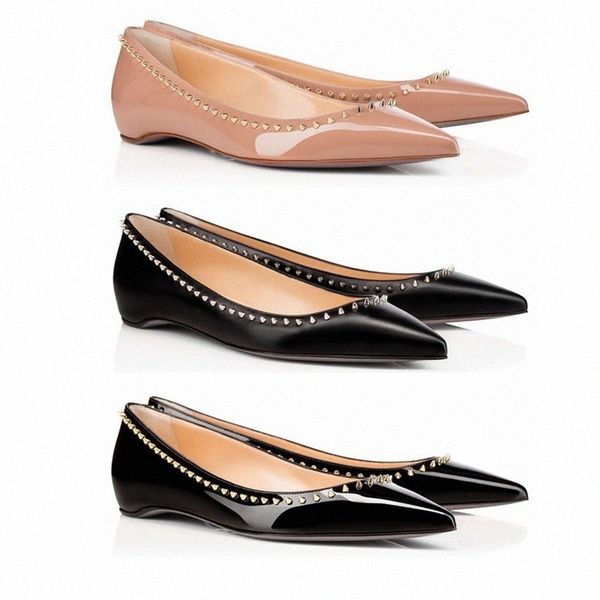 

with box red bottoms dress shoes sole high heels for women party wedding triple black nude spikes pointed flat bottom toes pumps y5mf#