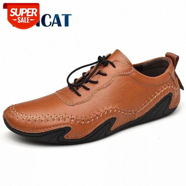 

new fashion casual shoes loafers quality leather men's shoes men flats moccasins shoes comfortable driving big size 38-47 #a33w