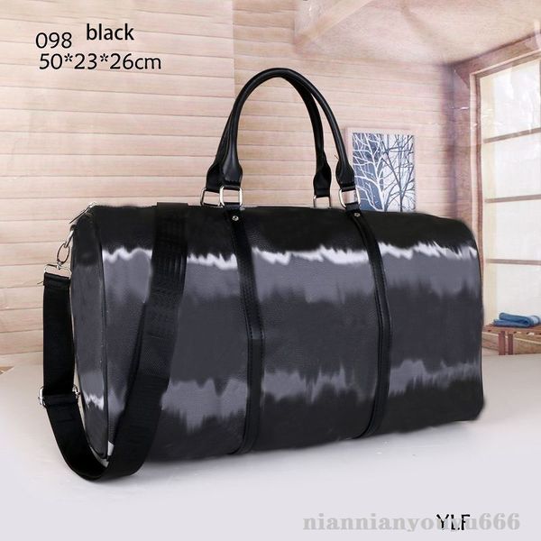 

50cm colors luggage size bag men fashionable luxury travel bag men leather handbag large messenger bag handbag