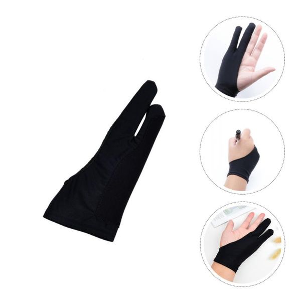 

refills 4pcs two finger tablet drawing left right hand art, Black;red