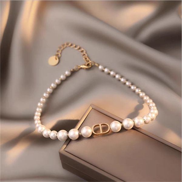 

87% off wholesale shop new family pearl necklace bracelet femininity versatile clavicle chain neck, Silver