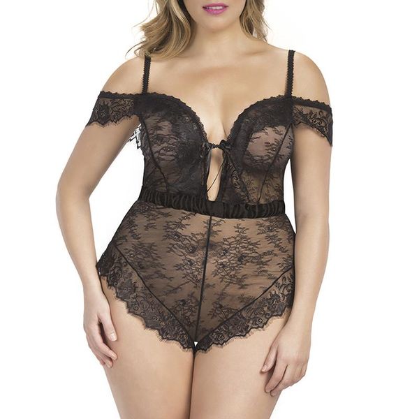 

women's jumpsuits & rompers comeondear white romper playsuits and off shoulder bodysuit women sleeveless crochet v neckline bodysuits r, Black;white