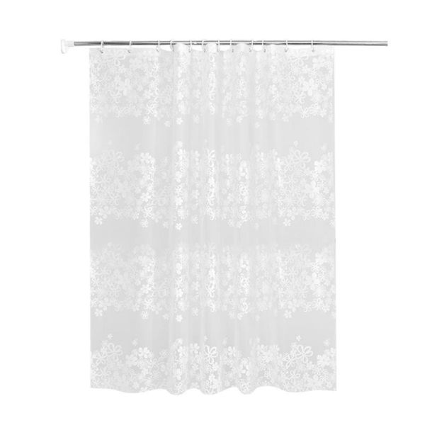 

shower curtains 1.2x1.8m peva thicken curtain waterproof bathroom polyester moisture-proof partition