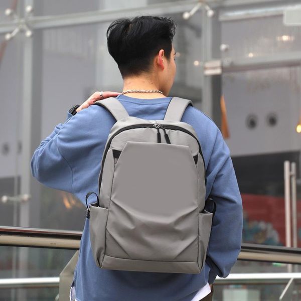 

backpack light and large-capacity college schoolbag men's fashion high school business travel bag computer
