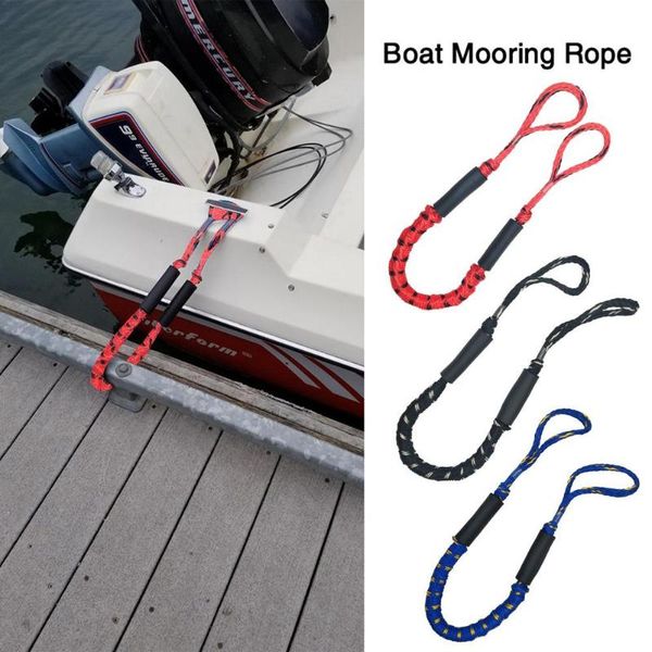 

rafts/inflatable boats bungee docklines boat docking line mooring rope for canoe