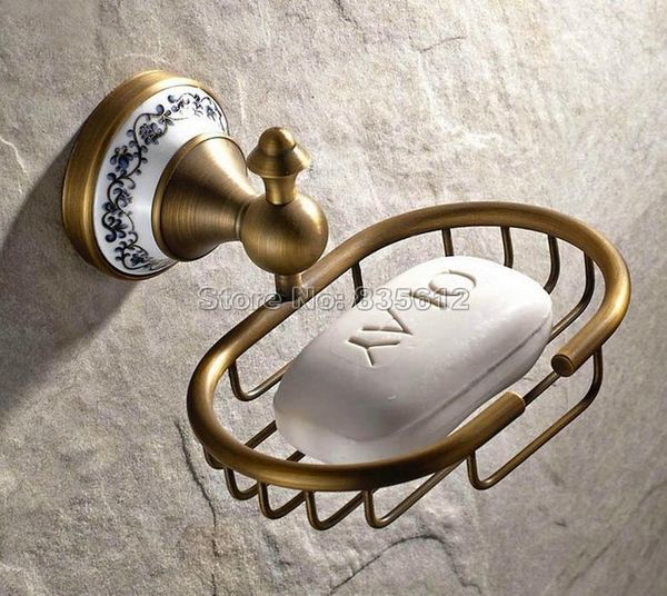 

soap dishes antique brass wall mounted bathroom dish/soap storage basket