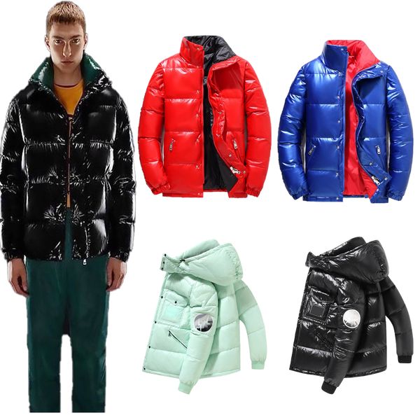 

trendy casual style men's down jacket stand styles collar ultra clothes cotton warm parkas coats streetwear plus size outwear designer, Black