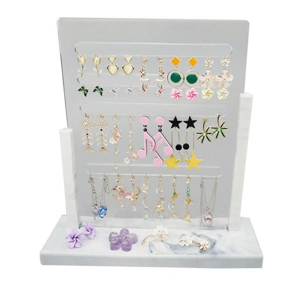 

hooks & rails multi-layer jewelry storage racks diy epoxy bracelets earrings brooches rack organizer