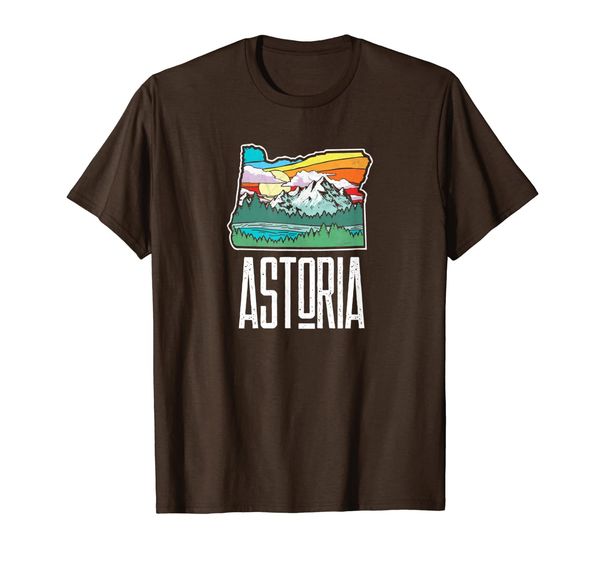 

Astoria Vintage Oregon Nature Outdoors Retro Graphic T-Shirt, Mainly pictures