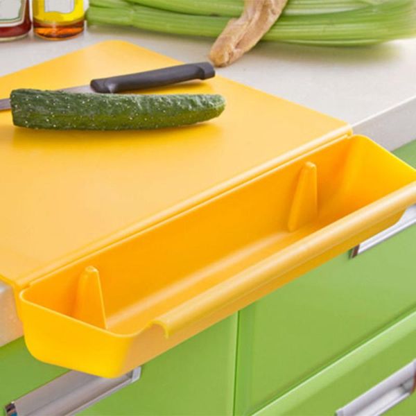 

2 in1 creative chopping board frosted kitchen cutting board with slot cutting vegetable tools kitchen stuff accessories
