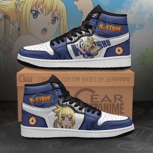 

kohaku sneakers . stone custom anime sho