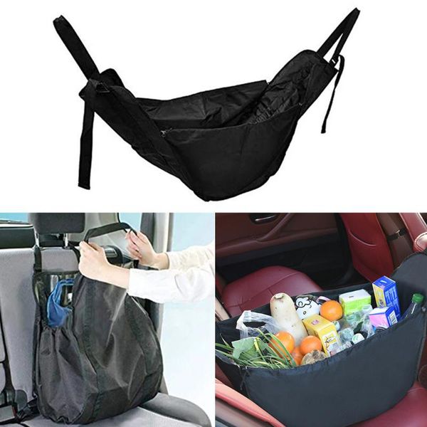 

car organizer rear hammock storage bag outdoor travel folding shopping pouch large capacity handbag